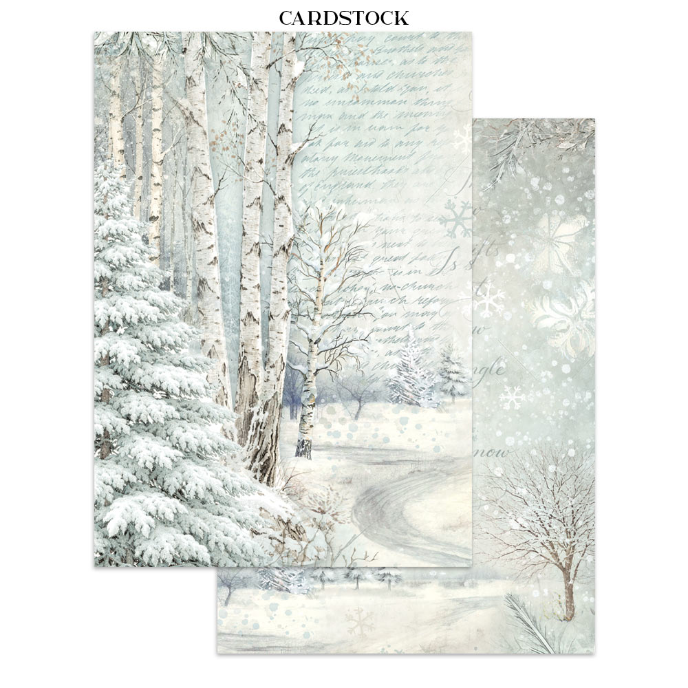 Stamperia White Christmas - Art Junk journal A5 - Bilde 10