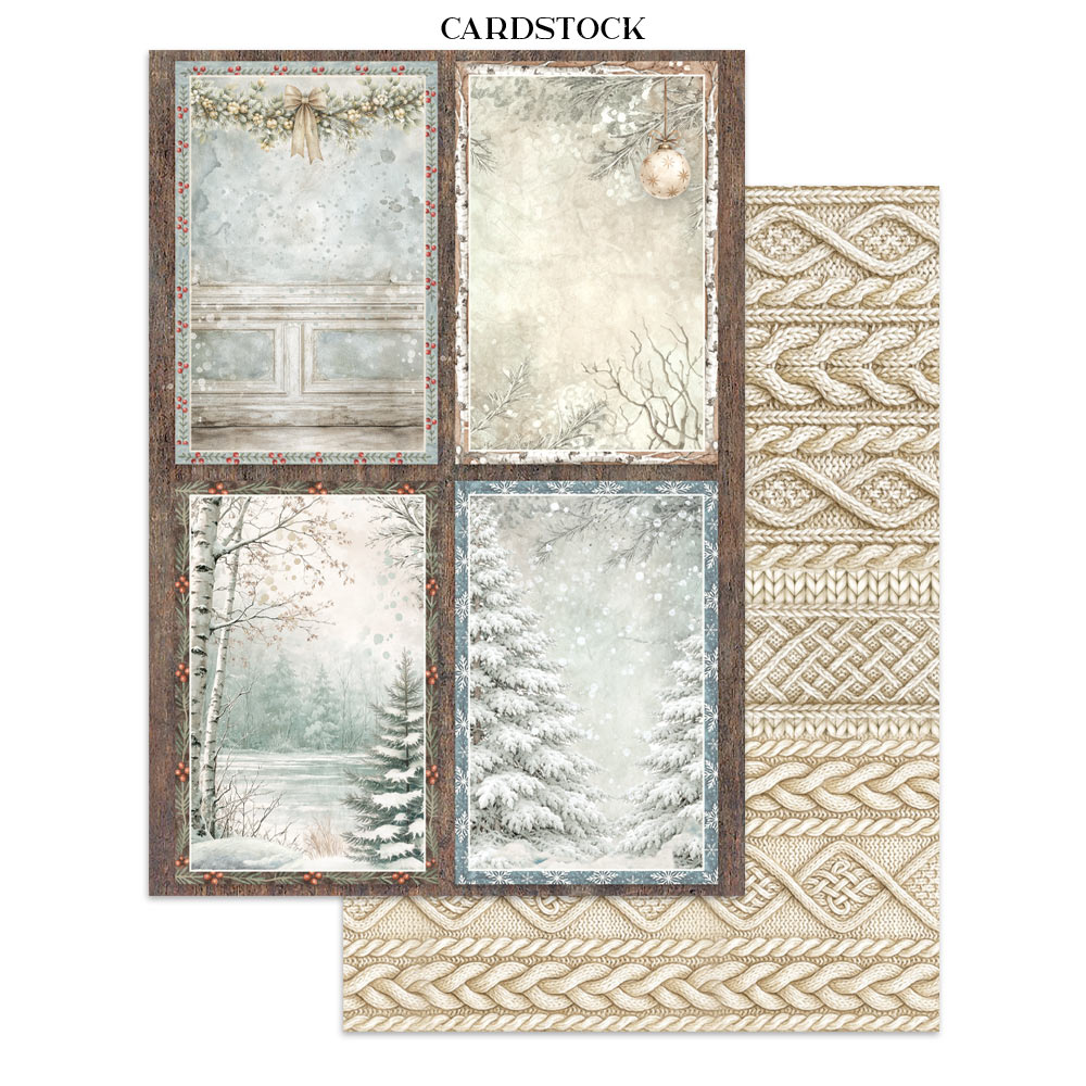Stamperia White Christmas - Art Junk journal A5 - Bilde 13