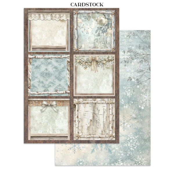 Stamperia White Christmas - Art Junk journal A5