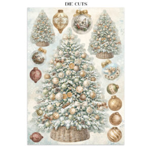 Stamperia White Christmas - Art Junk journal A5 - Bilde 19