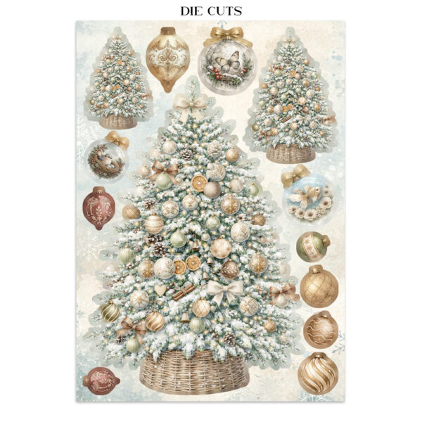 Stamperia White Christmas - Art Junk journal A5