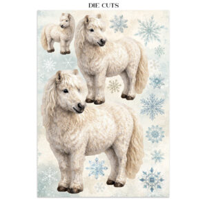Stamperia White Christmas - Art Junk journal A5 - Bilde 21