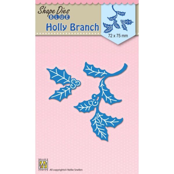 Nellie's Choice • Shape Dies Holly 2pcs