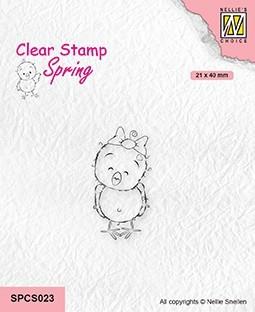 Nellie's Choice • Spring Chickies Clear Stamps Bye-Bye