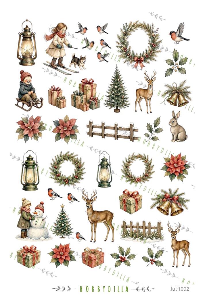 Motivark Jul 1092 M Clip Art Utelek 2 - Bilde 1