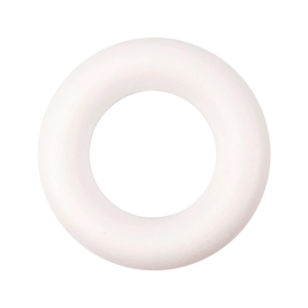 Isoporring med flat bakside 10cm 1stk