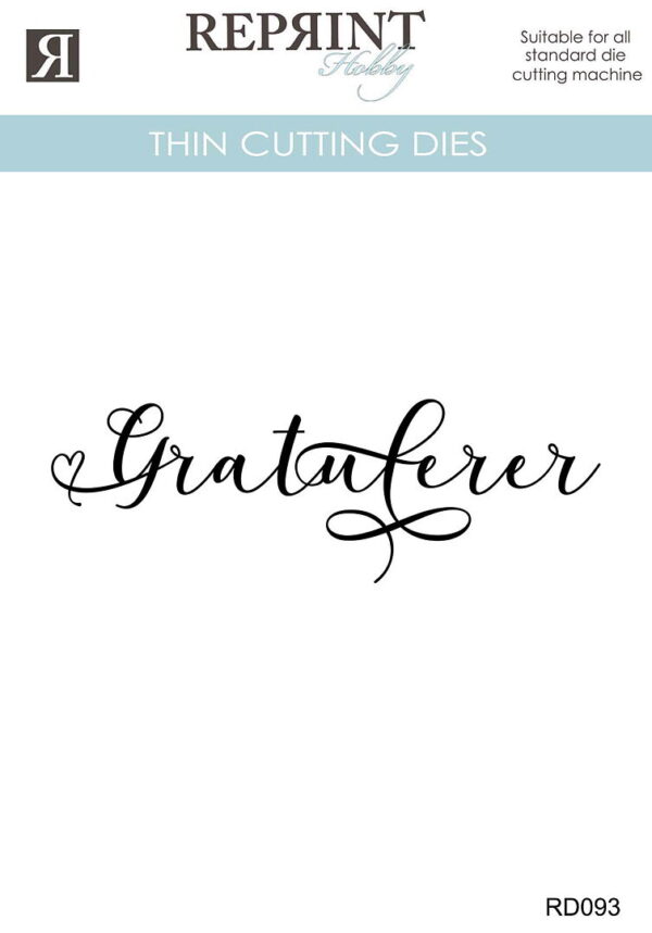 Reprint Dies - Gratulerer