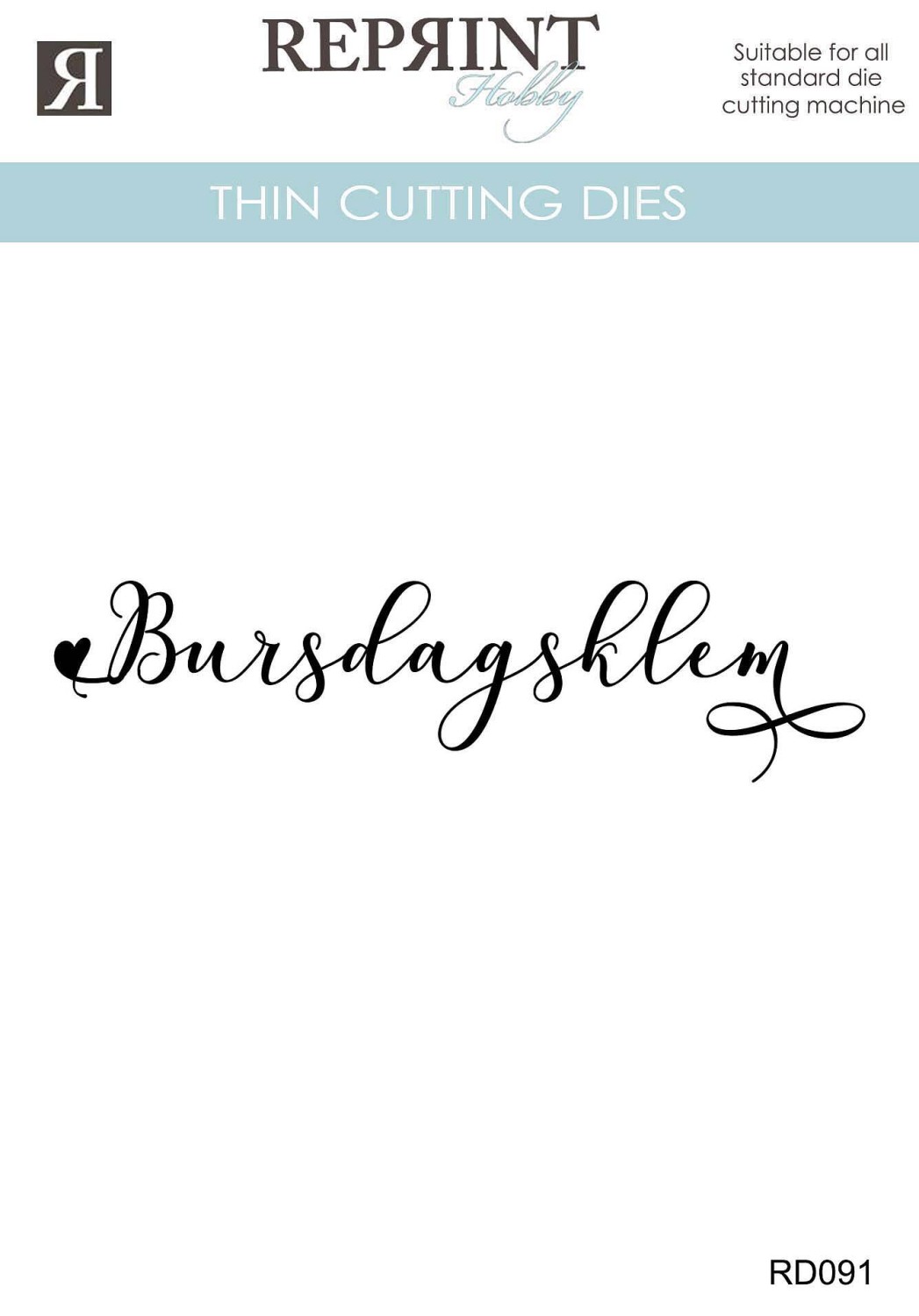Reprint Dies - Bursdagsklem - Bilde 1