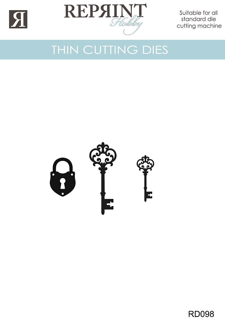 Reprint Dies - Hidden Magic Lås og nøkler - Bilde 1