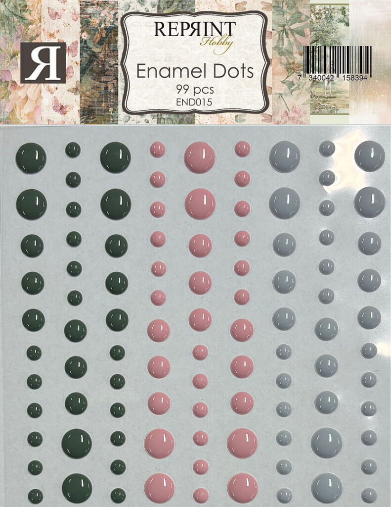 Reprint Selvklebende Enamel Dots - Hidden Magic Collection
