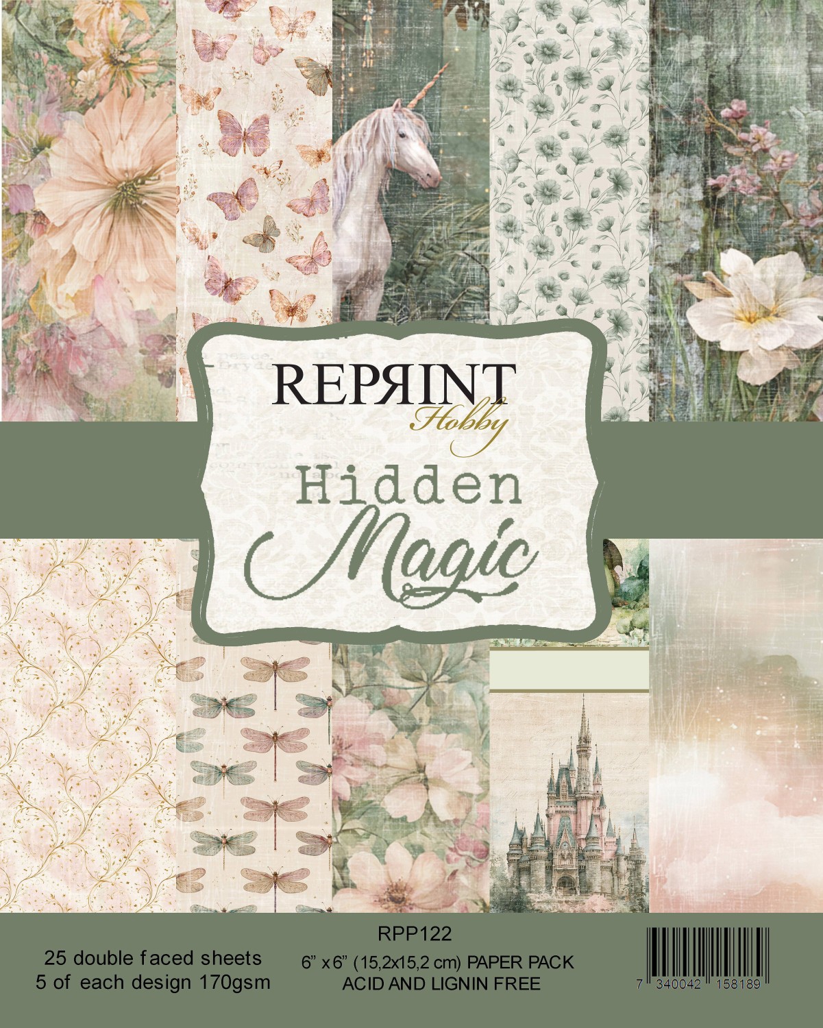 Reprint Hidden Magic Collection - 6x6 Blokk - Bilde 1
