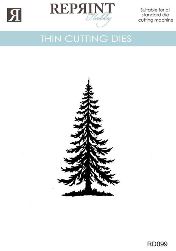 Reprint Dies - Cozy Christmas Liten Gran