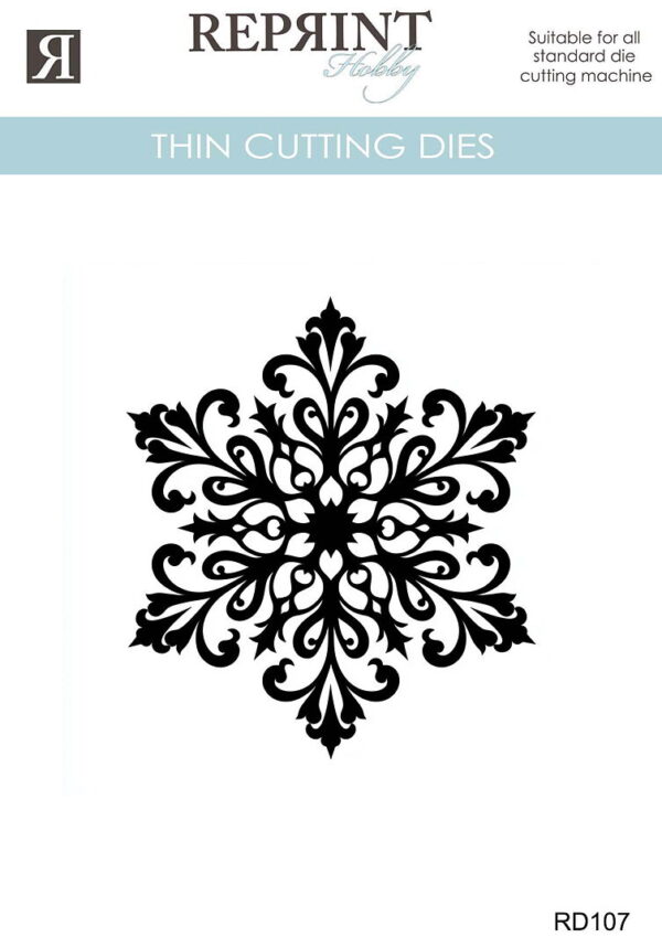 Reprint Dies - Cozy Christmas Snøkrystall