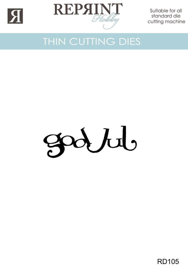 Reprint Dies - Cozy Christmas God Jul
