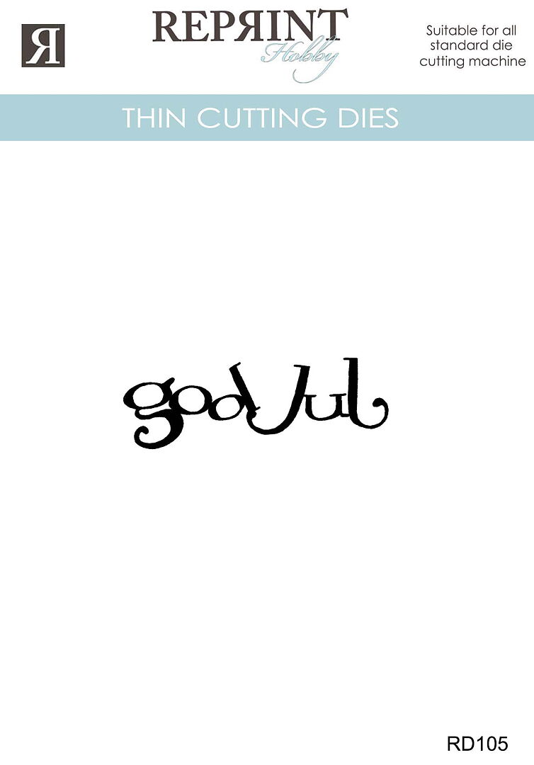 Reprint Dies - Cozy Christmas God Jul - Bilde 1