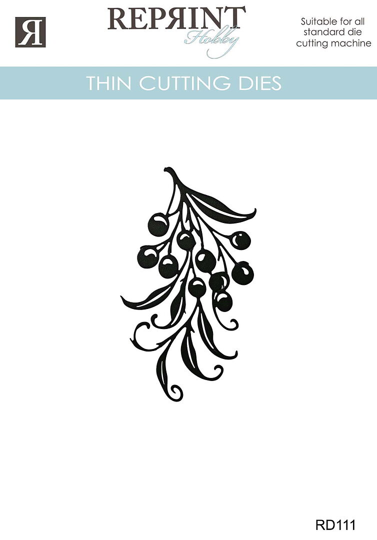 Reprint Dies - Cozy Christmas Misteltegn - Bilde 1