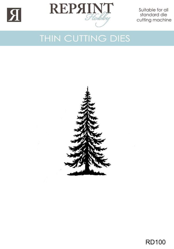 Reprint Dies - Cozy Christmas Liten Gran