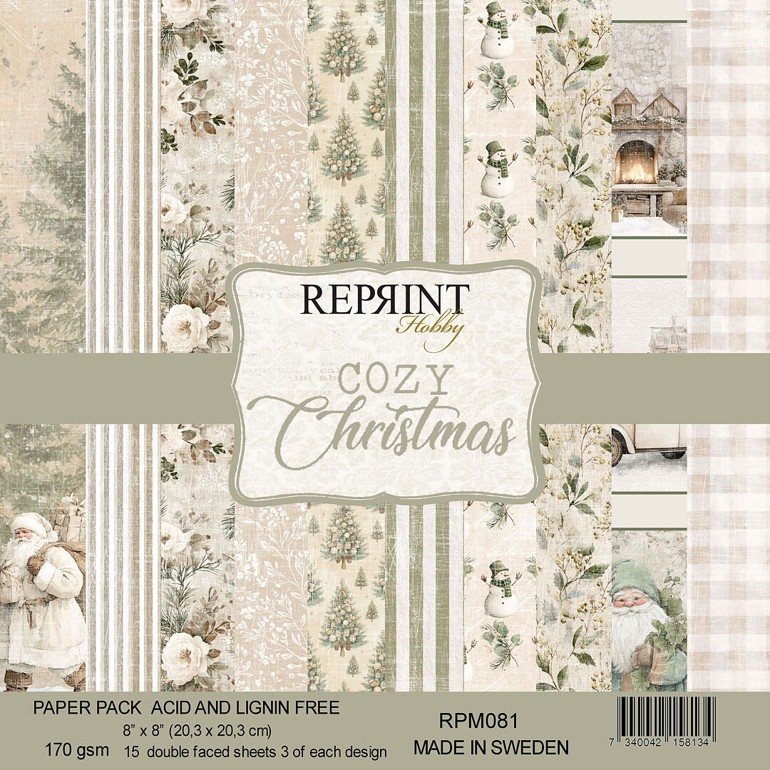 Reprint Cozy Christmas Collection - 8x8 - Bilde 1