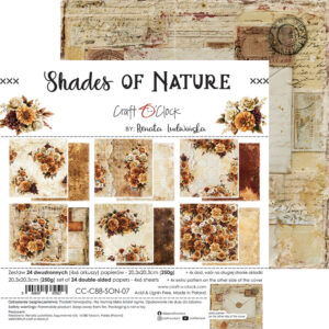 Craft O`Clock Shades Of Nature - 20,3x20,3 cm - MIX - Bilde 13