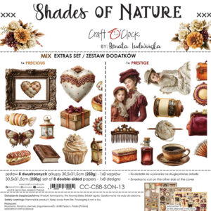 Craft O`Clock Shades Of Nature - Extras set - MIX - Bilde 1