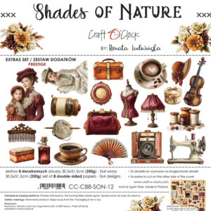 Craft O`Clock Shades Of Nature - Extras set - MIX - Bilde 2