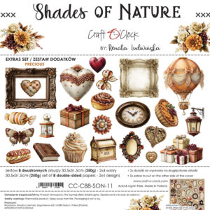 Craft O`Clock Shades Of Nature - Extras set - MIX - Bilde 3