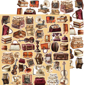 Craft O`Clock Shades Of Nature - Extras set - MIX - Bilde 8