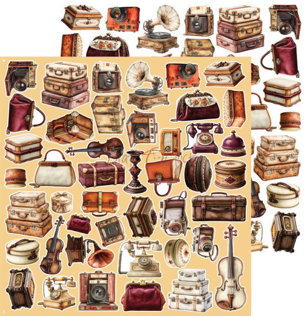 Craft O`Clock Shades Of Nature - Extras set - MIX