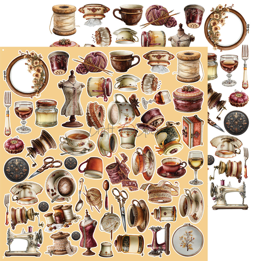 Craft O`Clock Shades Of Nature - Extras set - MIX - Bilde 10