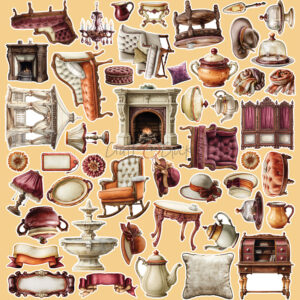 Craft O`Clock Shades Of Nature - Extras set - MIX - Bilde 16