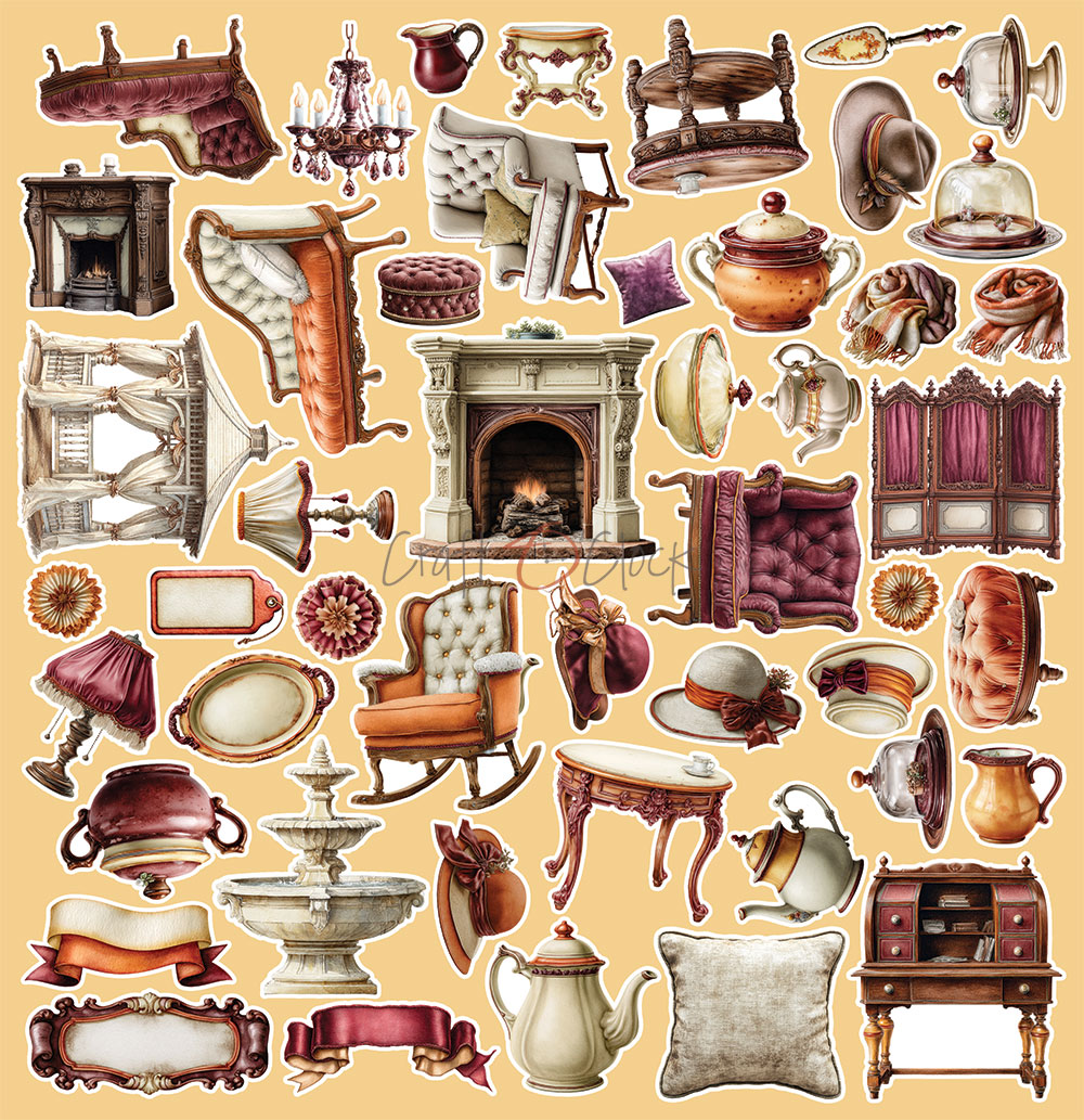 Craft O`Clock Shades Of Nature - Extras set - MIX - Bilde 16