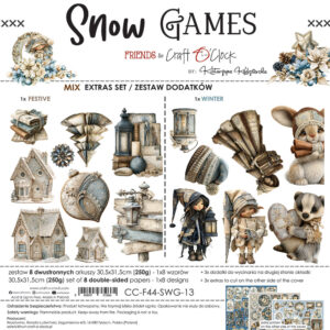 Craft O`Clock Snow Games- Extras set - MIX - Bilde 1