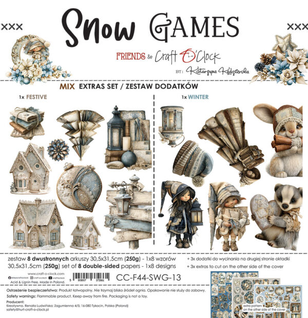 Craft O`Clock Spirit of Christmas - Extras set - MIX