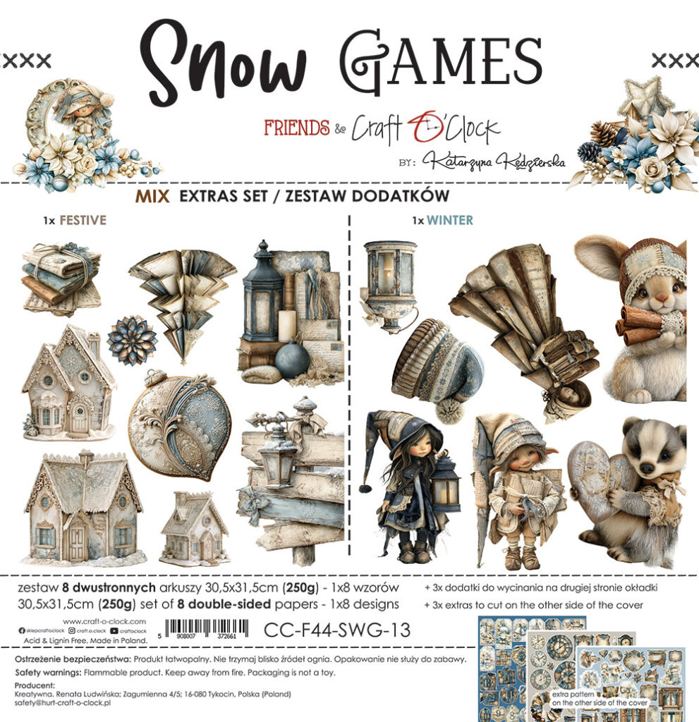 Craft O`Clock Spirit of Christmas - Extras set - MIX