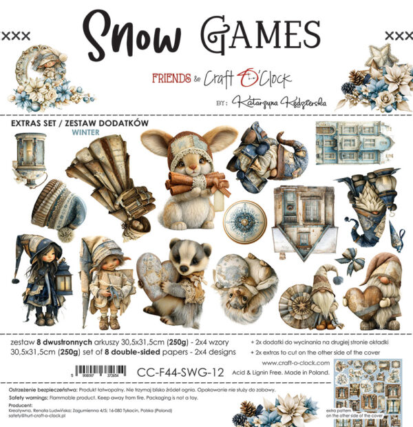 Craft O`Clock Snow Games- Extras set - MIX