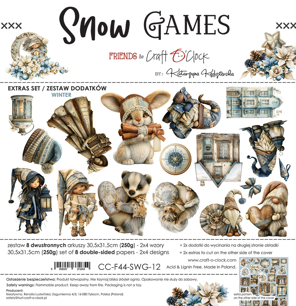 Craft O`Clock Snow Games- Extras set - MIX - Bilde 6