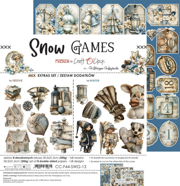 Craft O`Clock Snow Games- Extras set - MIX