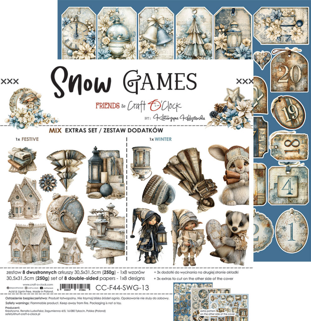 Craft O`Clock Snow Games- Extras set - MIX