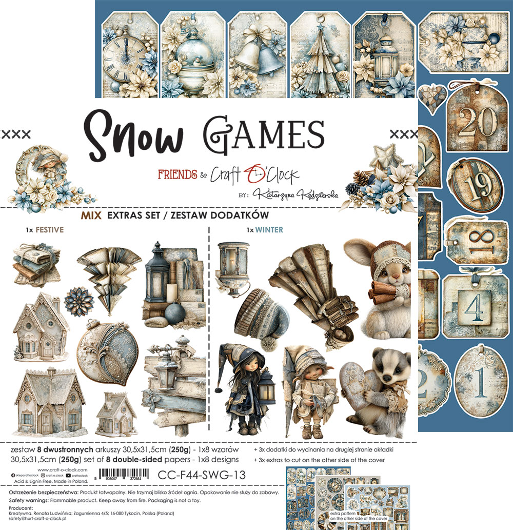 Craft O`Clock Snow Games- Extras set - MIX - Bilde 11