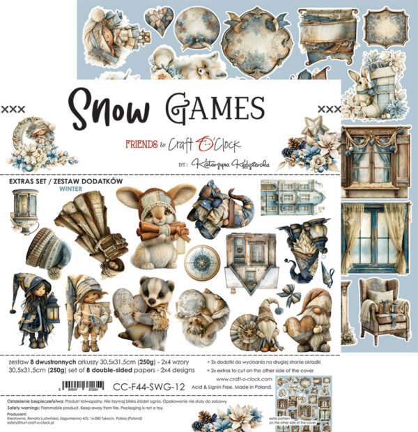 Craft O`Clock Snow Games- Extras set - MIX
