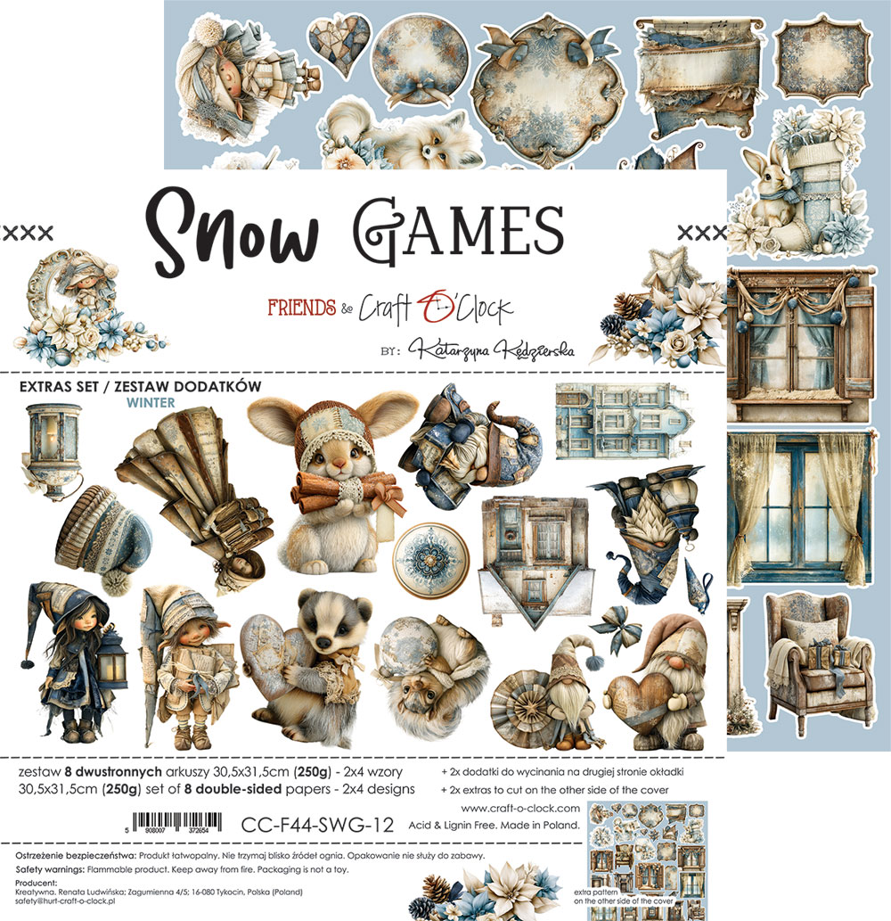Craft O`Clock Snow Games- Extras set - MIX - Bilde 15