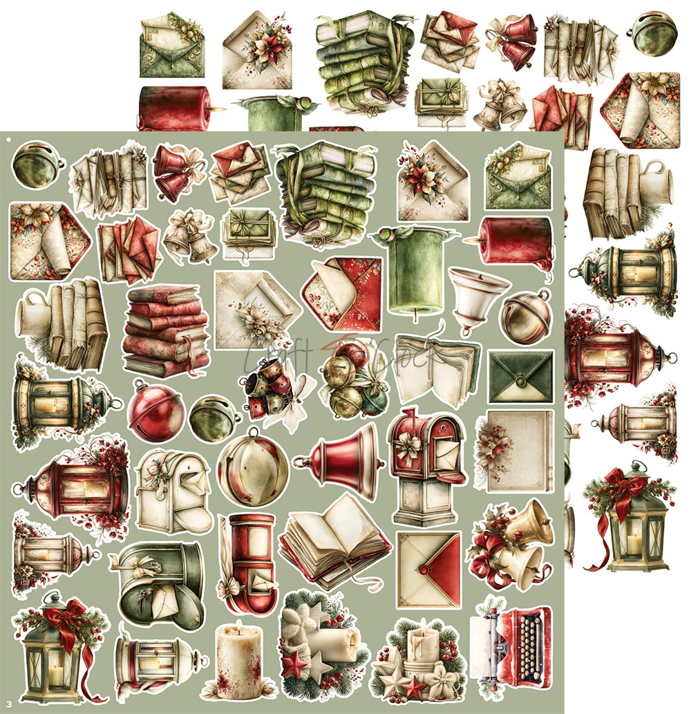 Craft O`Clock Spirit of Christmas - Extras set - MIX - Bilde 4