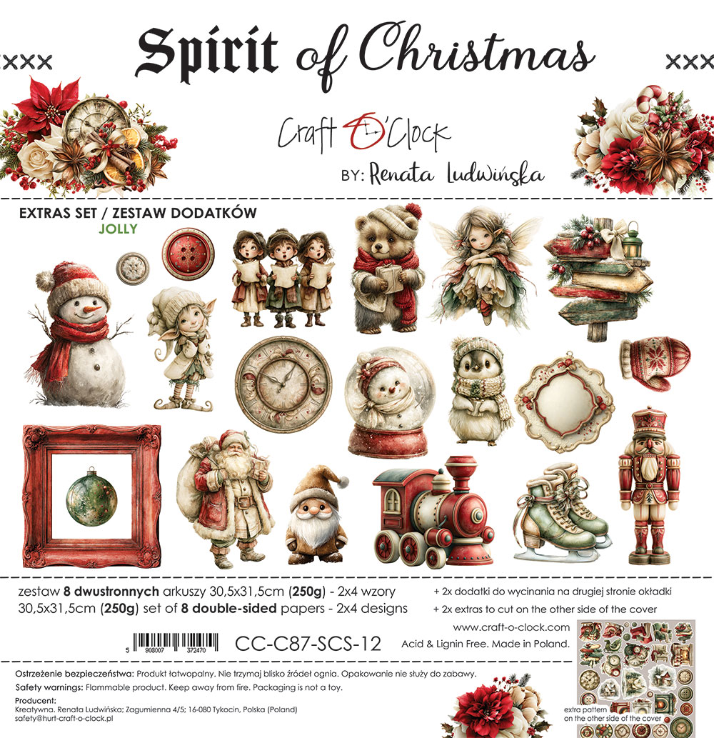 Craft O`Clock Spirit of Christmas - Extras set - MIX - Bilde 6