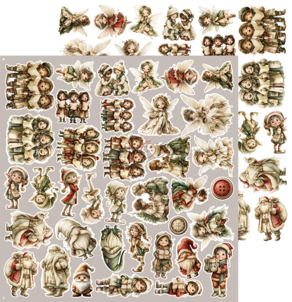 Craft O`Clock Spirit of Christmas - Extras set - MIX