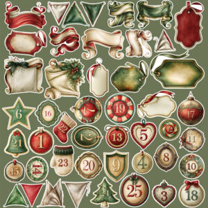 Craft O`Clock Spirit of Christmas - Extras set - MIX - Bilde 12