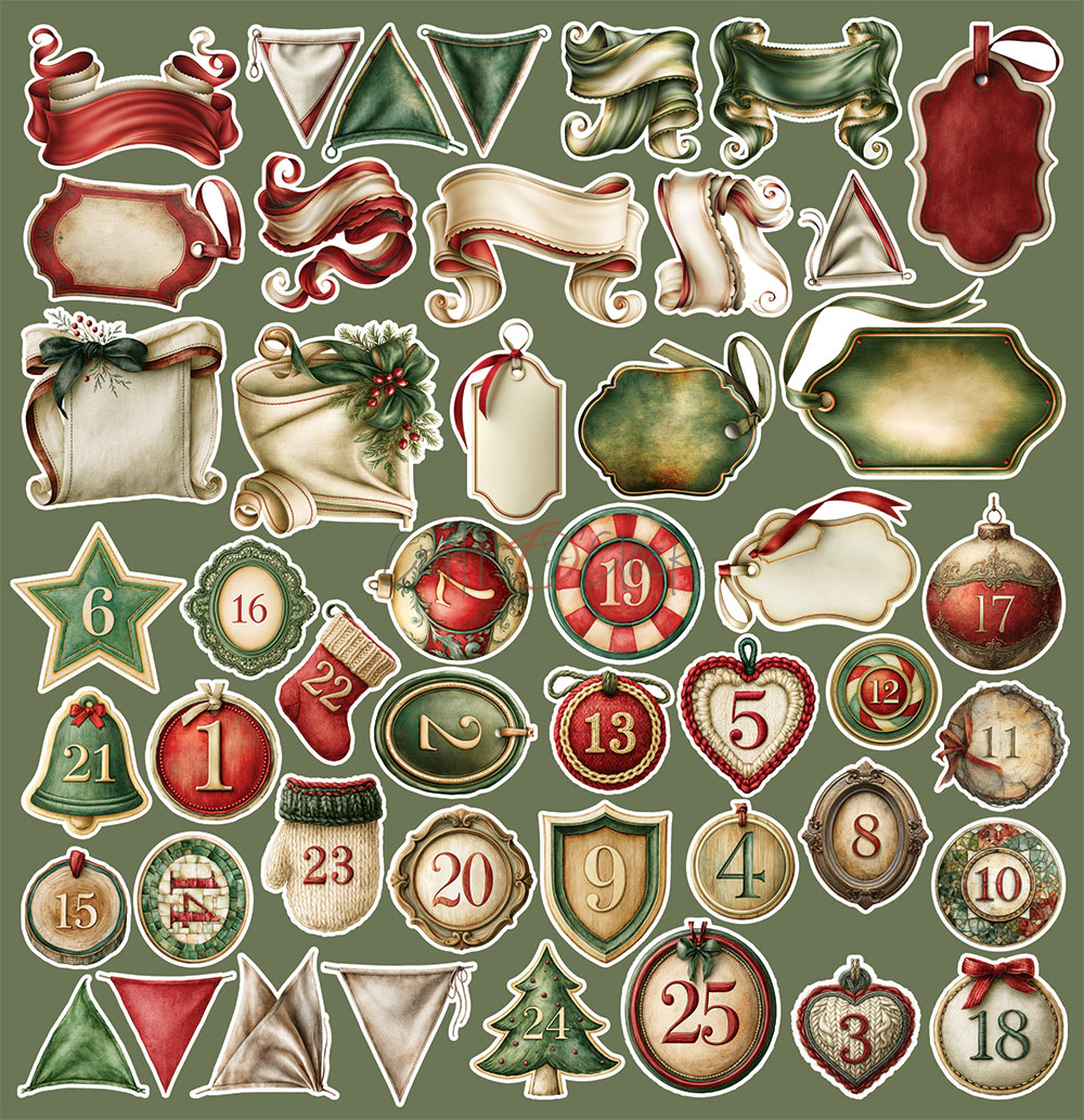 Craft O`Clock Spirit of Christmas - Extras set - MIX - Bilde 12