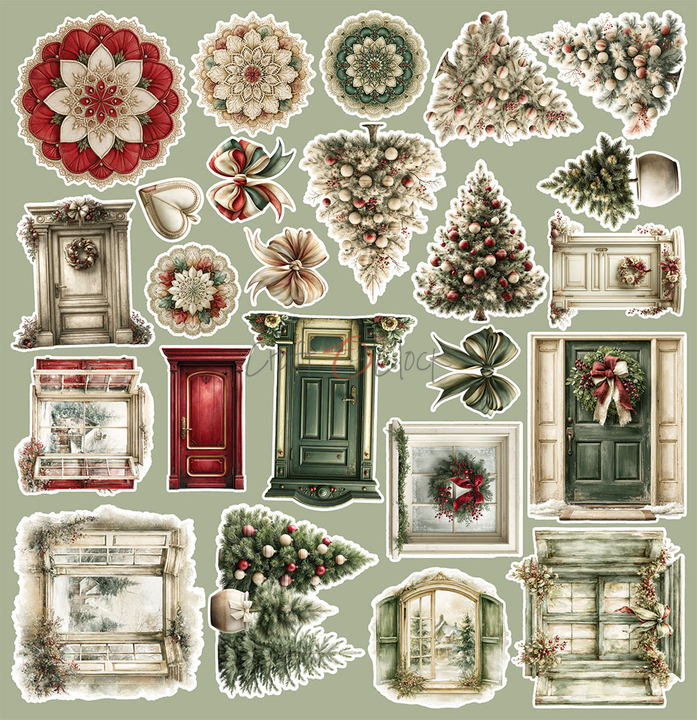 Craft O`Clock Spirit of Christmas - Extras set - MIX - Bilde 13