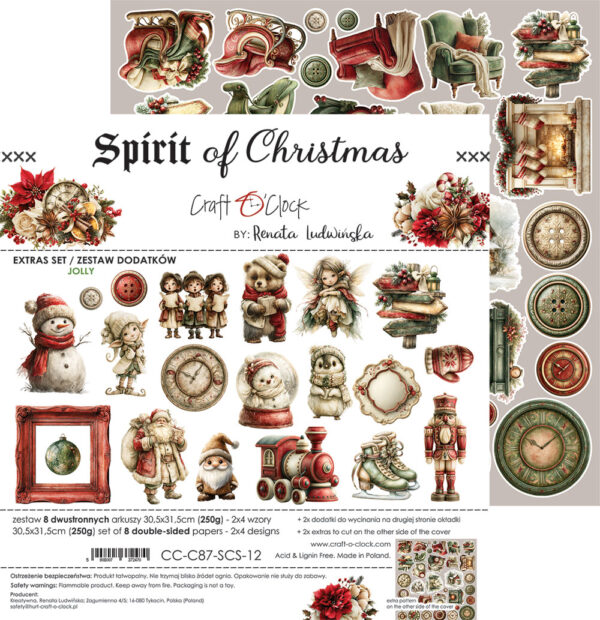 Craft O`Clock Spirit of Christmas - Extras set - MIX