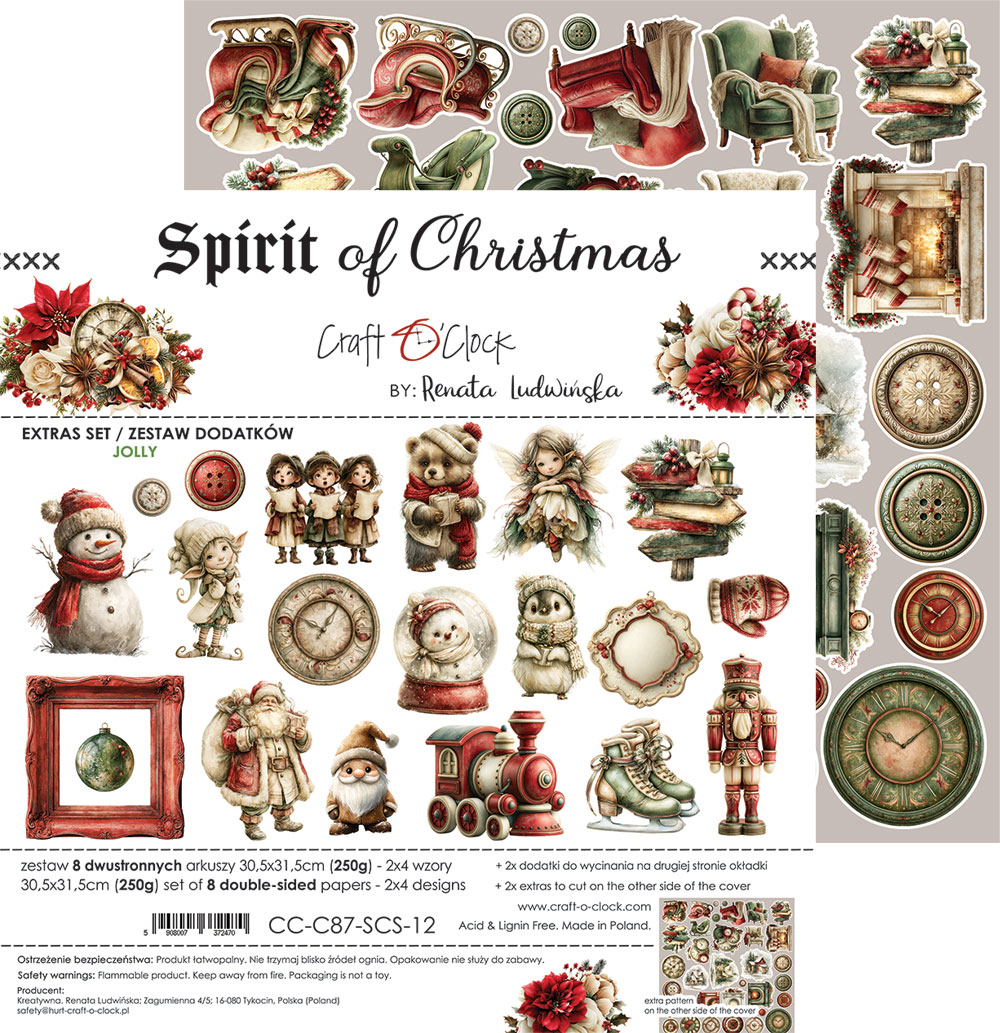 Craft O`Clock Spirit of Christmas - Extras set - MIX - Bilde 14