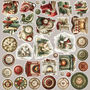 Craft O`Clock Spirit of Christmas - Extras set - MIX - Bilde 15
